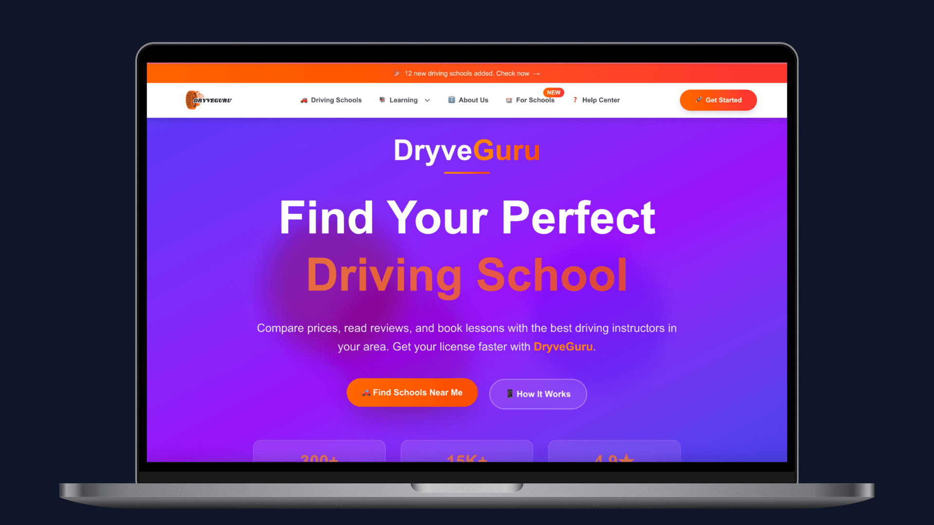 DryveGuru homepage