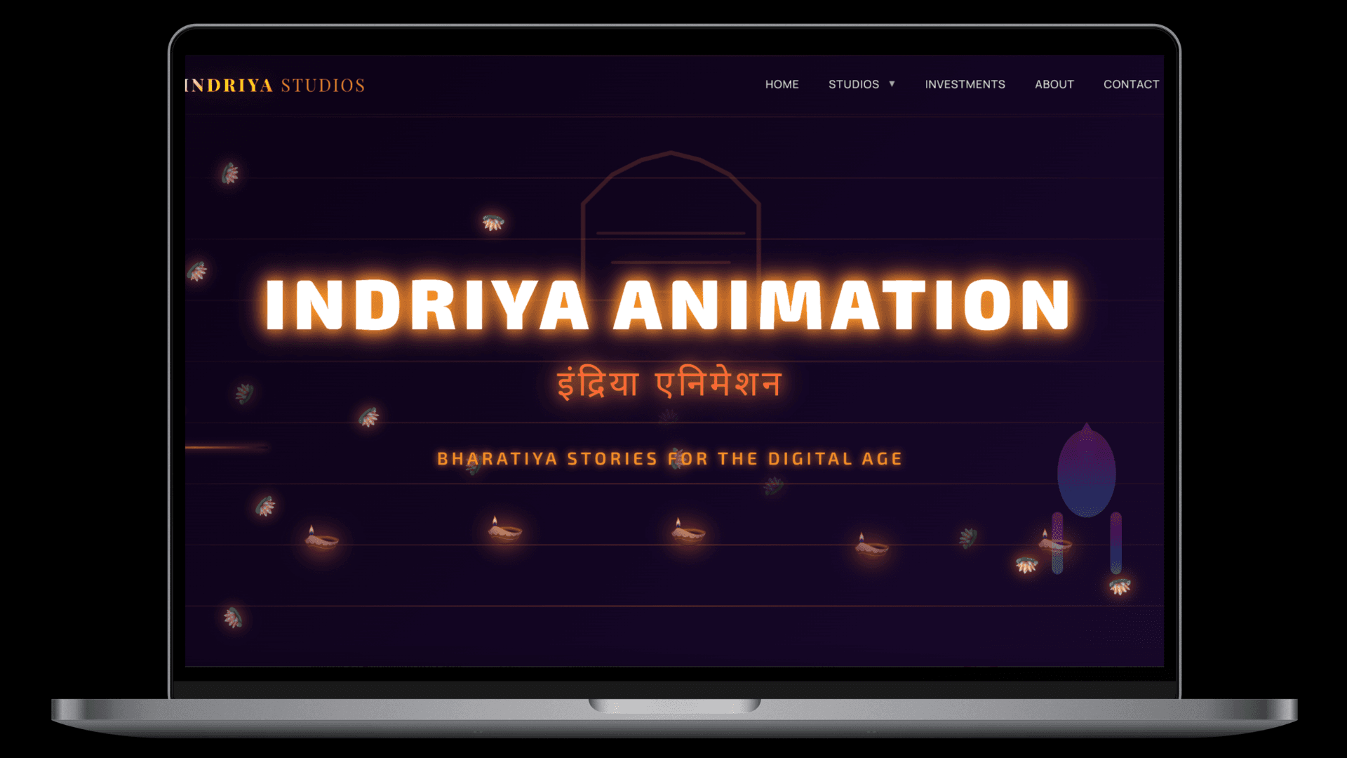 Indriya Animation studio page