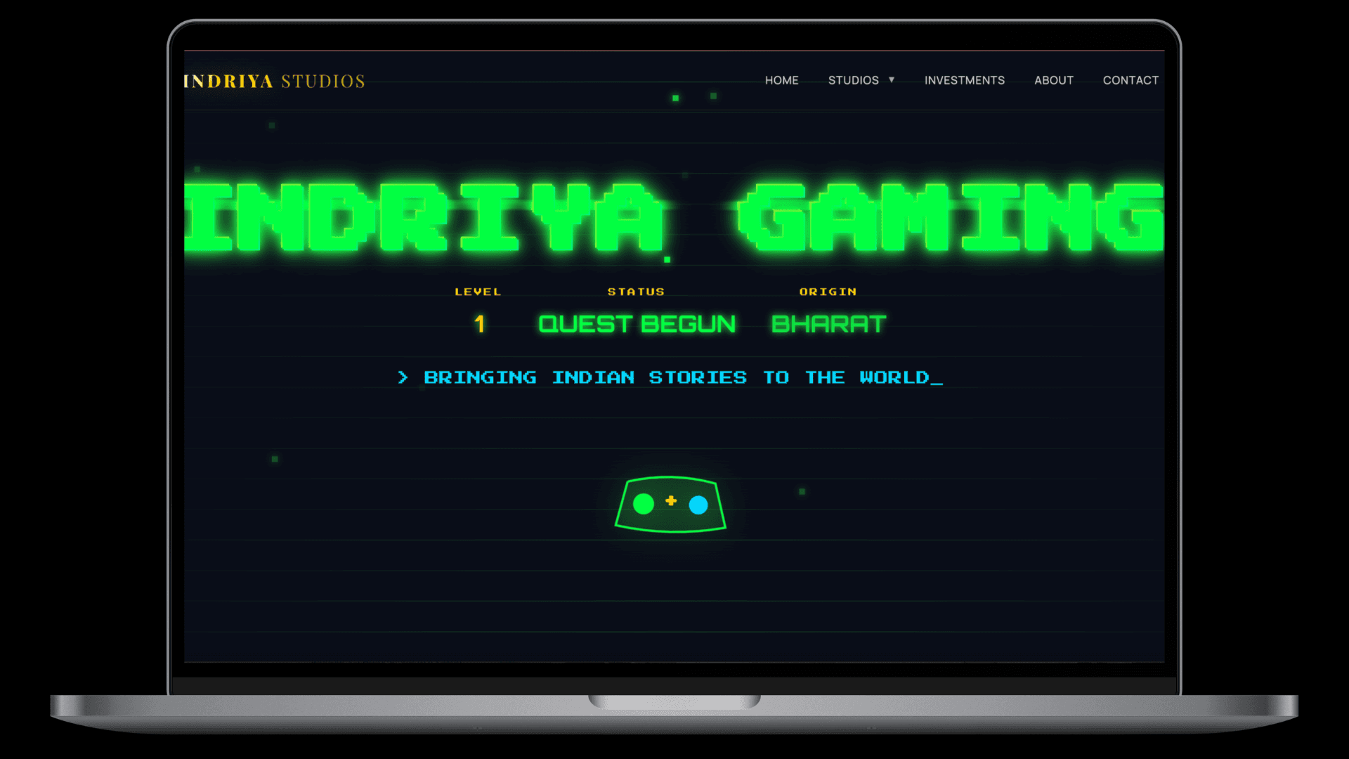 Indriya Gaming studio page